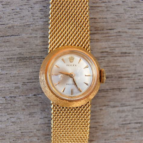 gold rolex women's vintage.